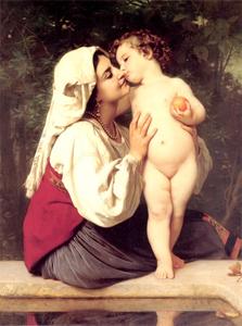William Adolphe Bouguereau - The Kiss 1863