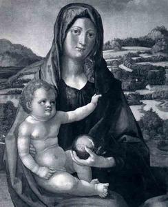 Albrecht Durer - Virgin and Child Before a Landscape