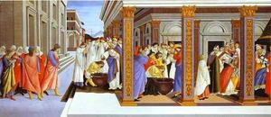 Sandro Botticelli - Baptism of St. Zenobius and his Appointment as Bishop