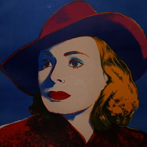 Andy Warhol - Ingrid Bergman With Hat