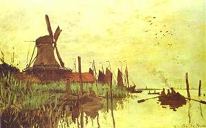 Claude Monet - Mill near Zaandam