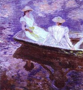Claude Monet - Young Girls in a Boat