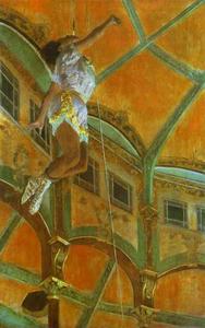Edgar Degas - Mlle La La at the Circus Fernando
