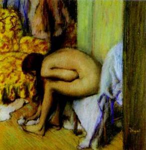 Edgar Degas - Nude Wiping Her Foot