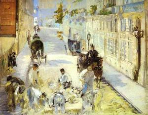 Edouard Manet - The road-menders, Rue de Berne