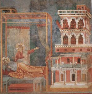 Giotto Di Bondone - Legend of St Francis - [03] - Dream of the Palace