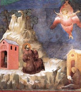 Giotto Di Bondone - Legend of St Francis - [19] - Stigmatization of St Francis