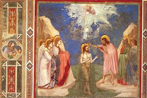 Giotto Di Bondone - Scrovegni - [23] - Baptism of Christ