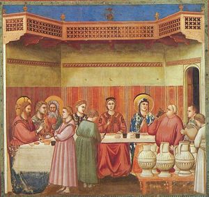 Giotto Di Bondone - Scrovegni - [24] - Marriage at Cana