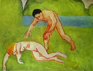 Henri Matisse - Satyr and Nymph