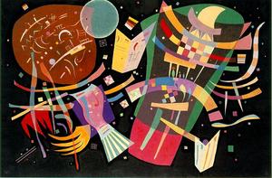 Wassily Kandinsky - Composition X - (own a famous paintings reproduction)