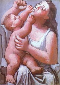 Pablo Picasso - Mother and Child