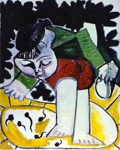 Pablo Picasso - Paloma Playing with Tadpoles