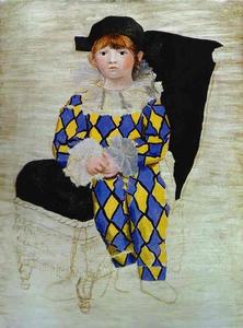 Pablo Picasso - Paulo, Picasso-s Son, as Harlequin