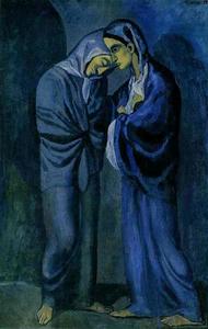 Pablo Picasso - The Visit (Two Sisters)