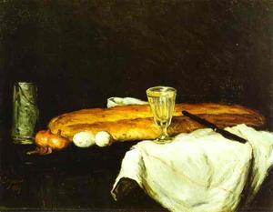 Paul Cezanne - Bread and Eggs