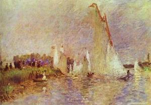 Pierre-Auguste Renoir - Sailboats at Argenteuil
