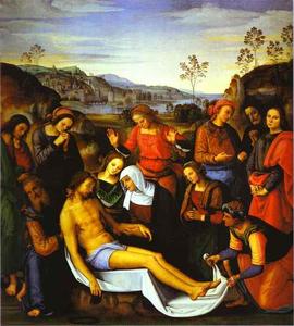 Pietro Perugino (Pietro Vannucci) - The Lamentation Over the Dead Christ