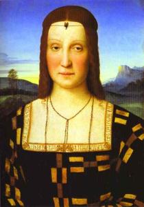 Raphael (Raffaello Sanzio Da Urbino) - Portrait of Elisabetta Gonzaga
