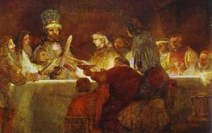 Rembrandt Van Rijn - The Conspiracy of Claudius (or Julius) Civilis