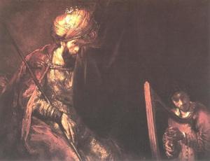 Rembrandt Van Rijn - Saul and David