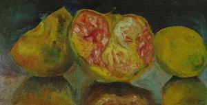 Salvador Dali - Still Life, Pomegranates, circa 1919