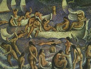 Salvador Dali - Bathers of La Costa Brava - Bathers of Llaner, 1923