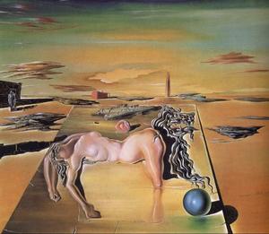 Salvador Dali - Invisible Sleeping Woman, 1930