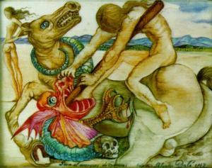 Salvador Dali - Saint George and the Dragon, 1942