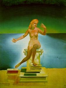 Salvador Dali - Leda Atomica (first unfinished version), 1948
