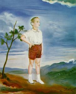 Salvador Dali - Portrait of a Child (unfinished), 1951