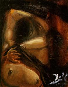 Salvador Dali - Study for -Woman Undressing-, 1959