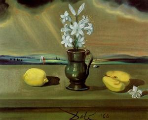 Salvador Dali - Untitled (Still Life with Lilies), 1963
