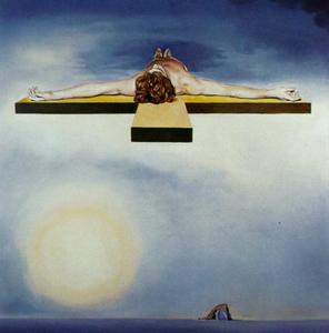 Salvador Dali - Gala-s Christ (stereoscopic work, right component), 1978