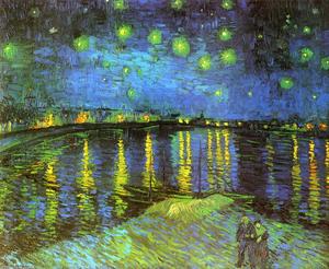 Vincent Van Gogh - Starry Night Over the Rhone