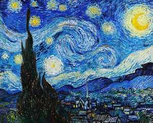 Vincent Van Gogh - Starry Night (New York, MoMA) - (buy oil painting reproductions)