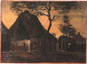 Vincent Van Gogh - Cottage with Trees 4