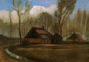 Vincent Van Gogh - Farmhouses Among Trees