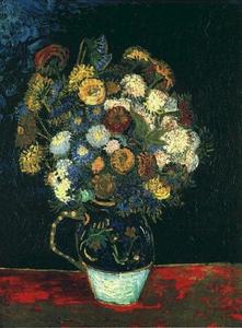 Vincent Van Gogh - Still Life Vase with Zinnias