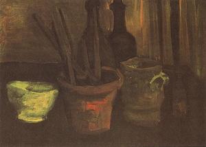 Vincent Van Gogh - Still Life with Paintbrushes in a Potv