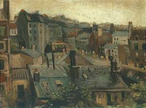 Vincent Van Gogh - View of Roofs and Backs of Houses