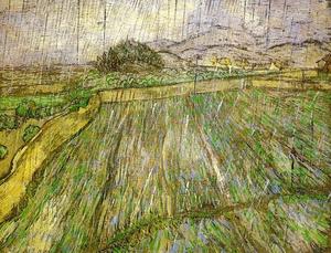 Vincent Van Gogh - Wheat Field in Rain