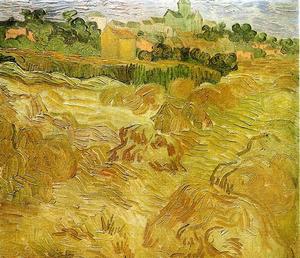 Vincent Van Gogh - Wheat Fields with Auvers in the Background