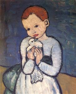 Pablo Picasso - Detail of Child with a Dove (Boy with a Dove)