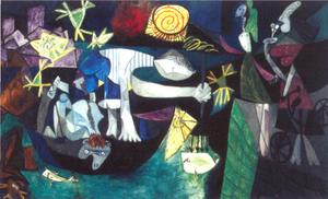 Pablo Picasso - Night Fishing at Antibes