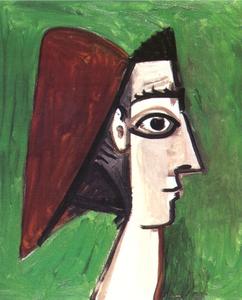 Pablo Picasso - Profile of a Woman-s Face