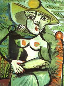 Pablo Picasso - Seated Woman with a Hat