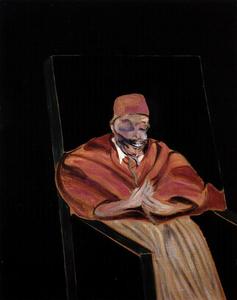 Francis Bacon - study for a pope iv, 1961