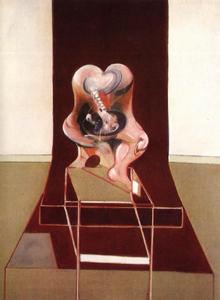 Francis Bacon - triptych inspired by the oresteia of aeschylus, 1981 (center panel)