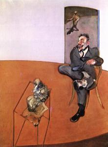 Francis Bacon - two figures lying on a bed with attendants, 1968 c